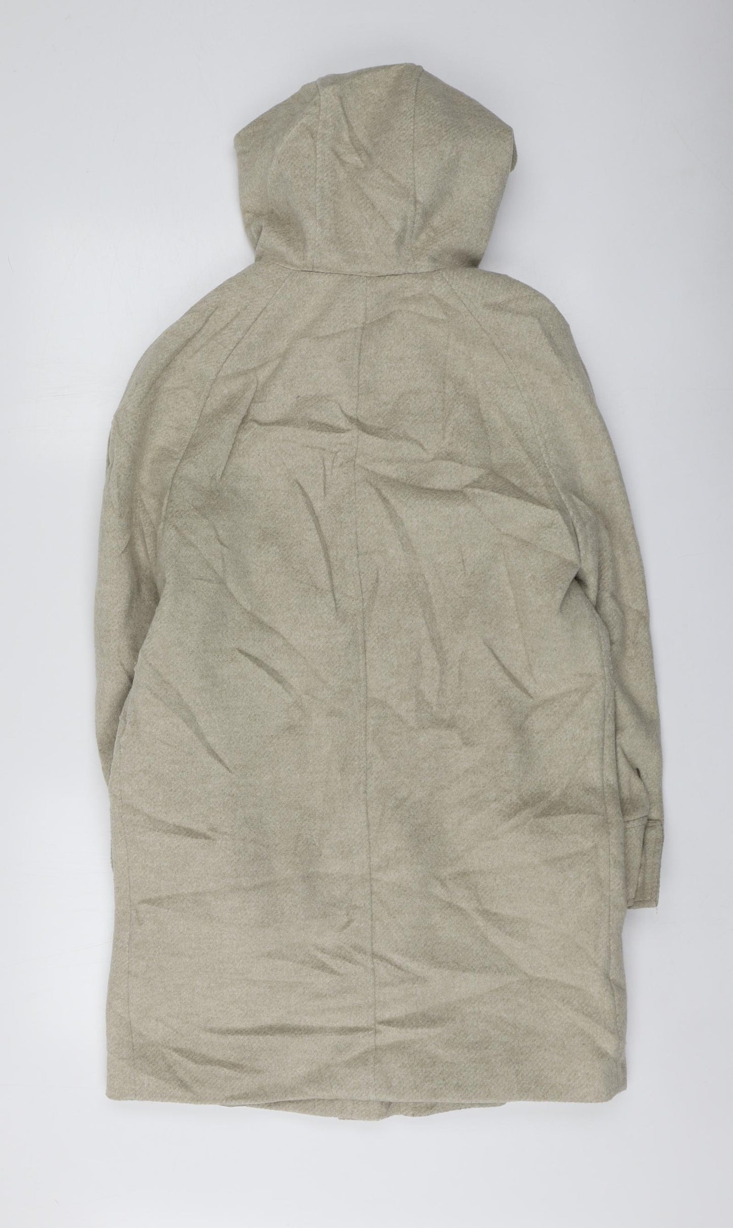 M&S Womens Beige   Pea Coat Coat Size 8
