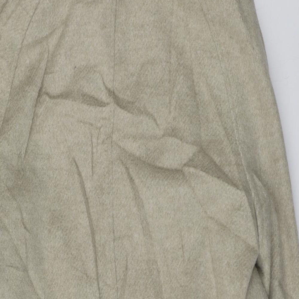 M&S Womens Beige   Pea Coat Coat Size 8