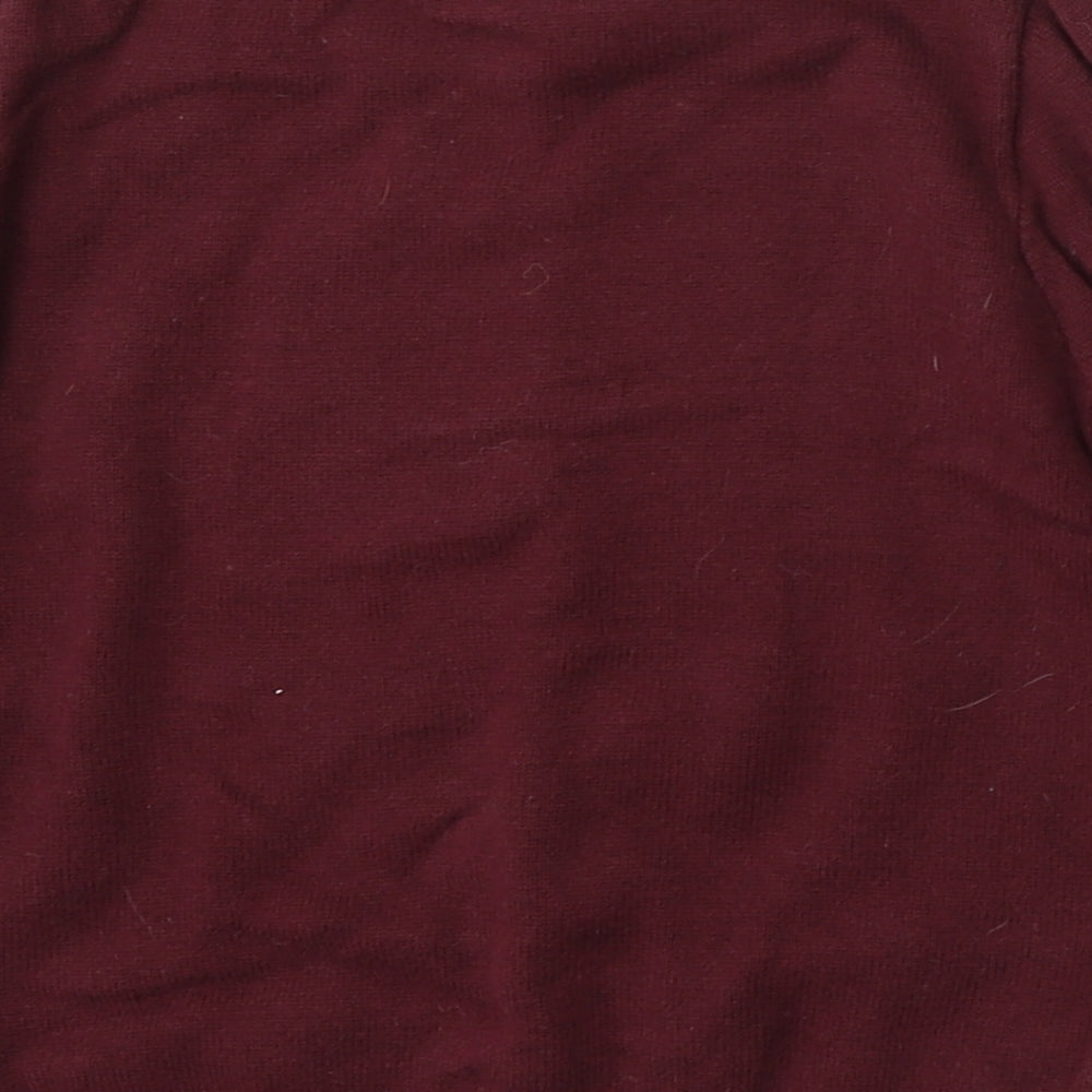Country Road Boys Red Round Neck  Cotton Pullover Jumper Size 4 Years