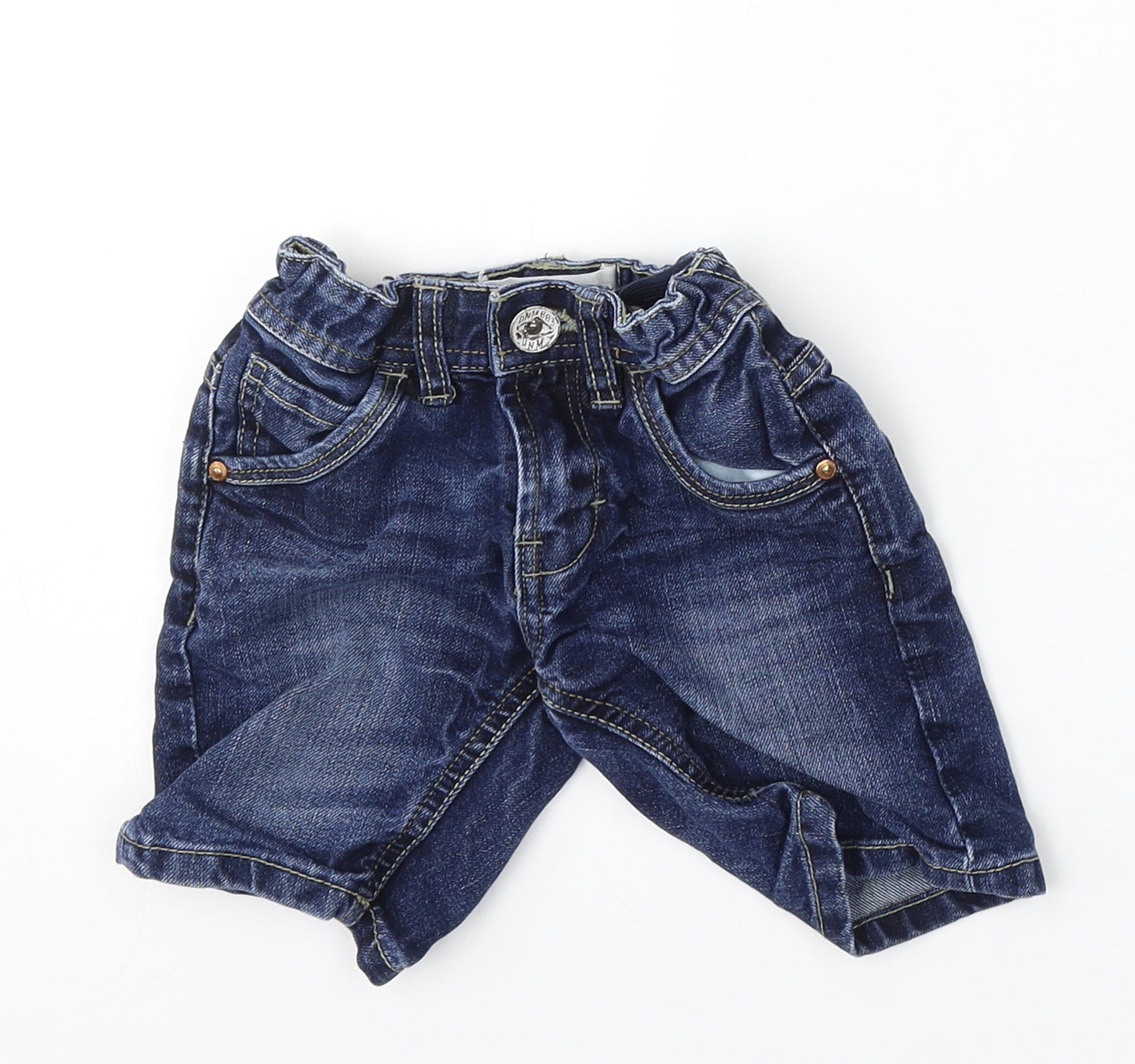 Matalan Boys Blue  Cotton Bermuda Shorts Size 3 Years  Regular