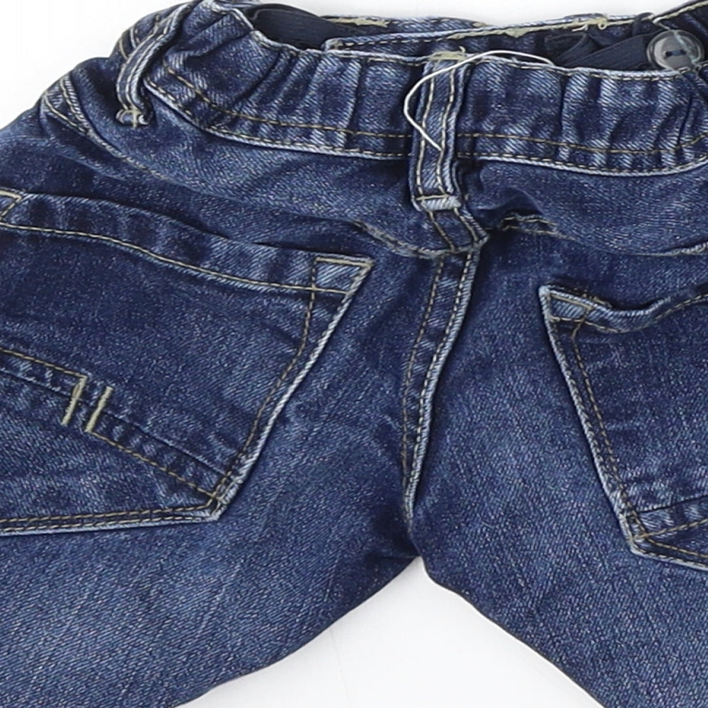Matalan Boys Blue  Cotton Bermuda Shorts Size 3 Years  Regular