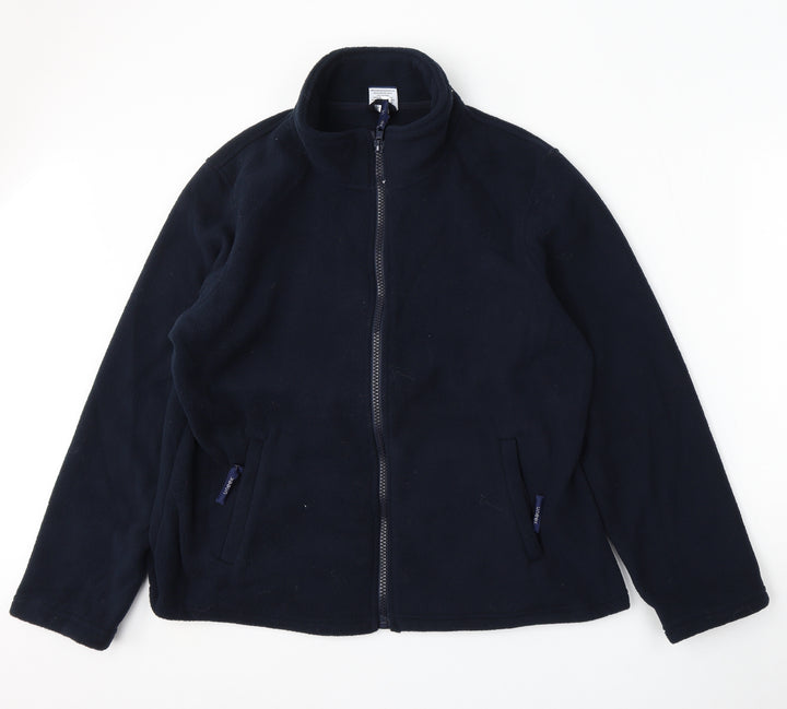 Uneek Womens Blue Jacket Size 18 Zip