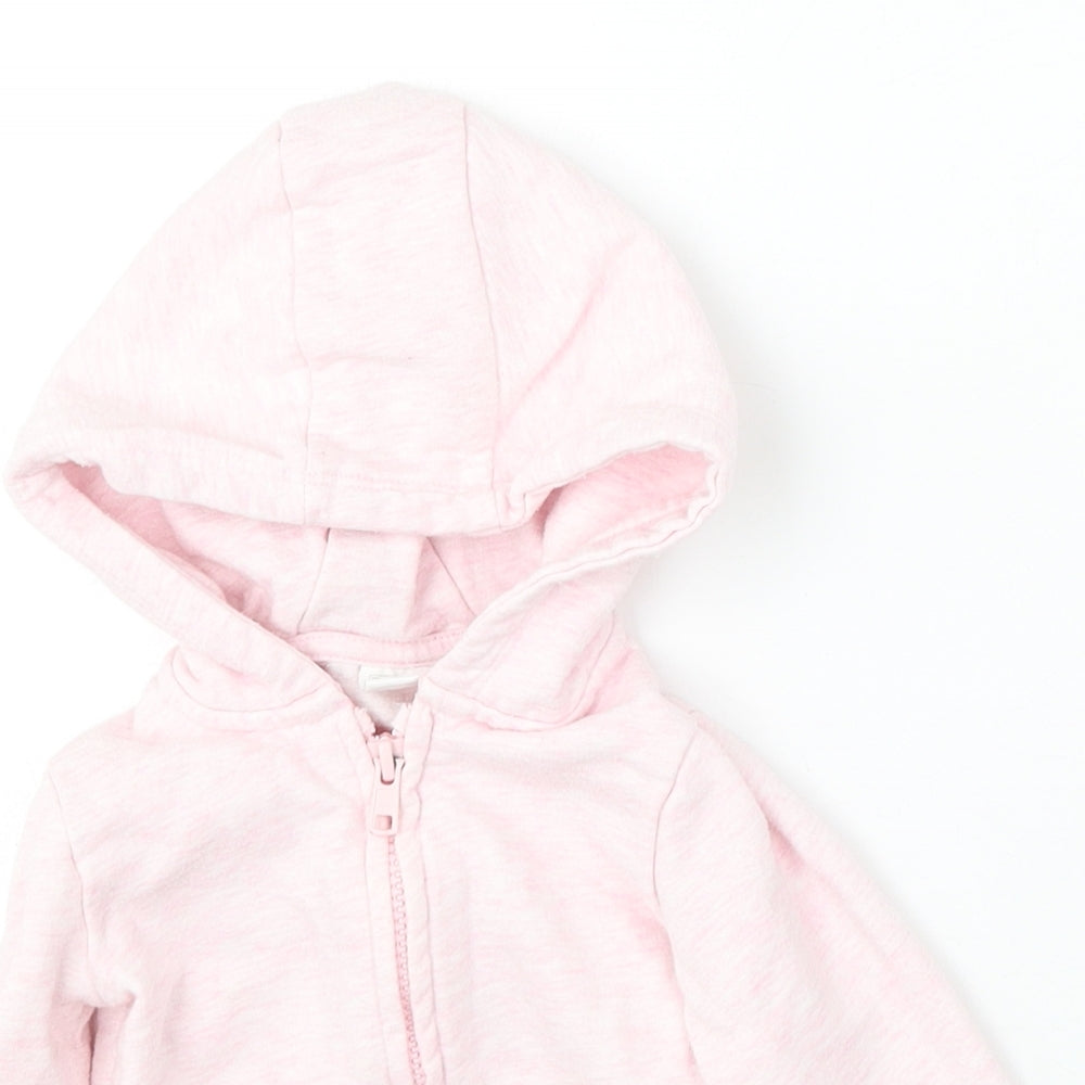 F&F Girls Pink   Jacket  Size 12-18 Months   Zip
