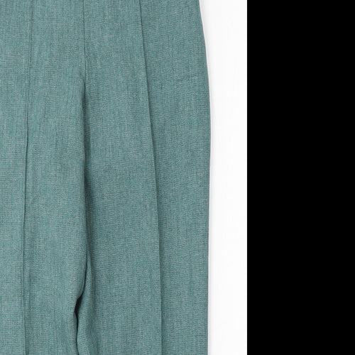 Honor Milburn Womens Green  Polyester Trousers  Size 10 L25 in Regular