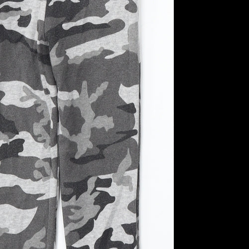 Primark Boys Grey Camouflage Cotton Jogger Trousers Size 4-5 Years  Regular