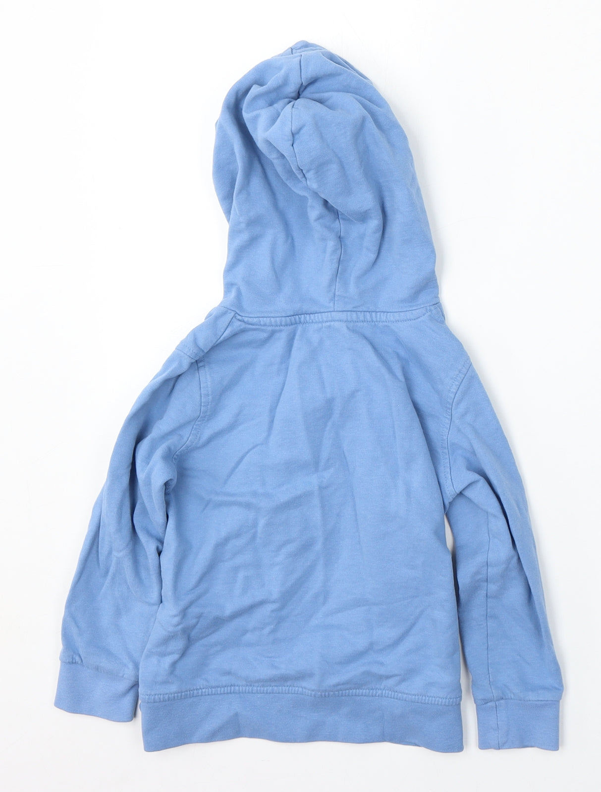 Lily&Dan Boys Blue  Cotton Pullover Hoodie Size 5-6 Years