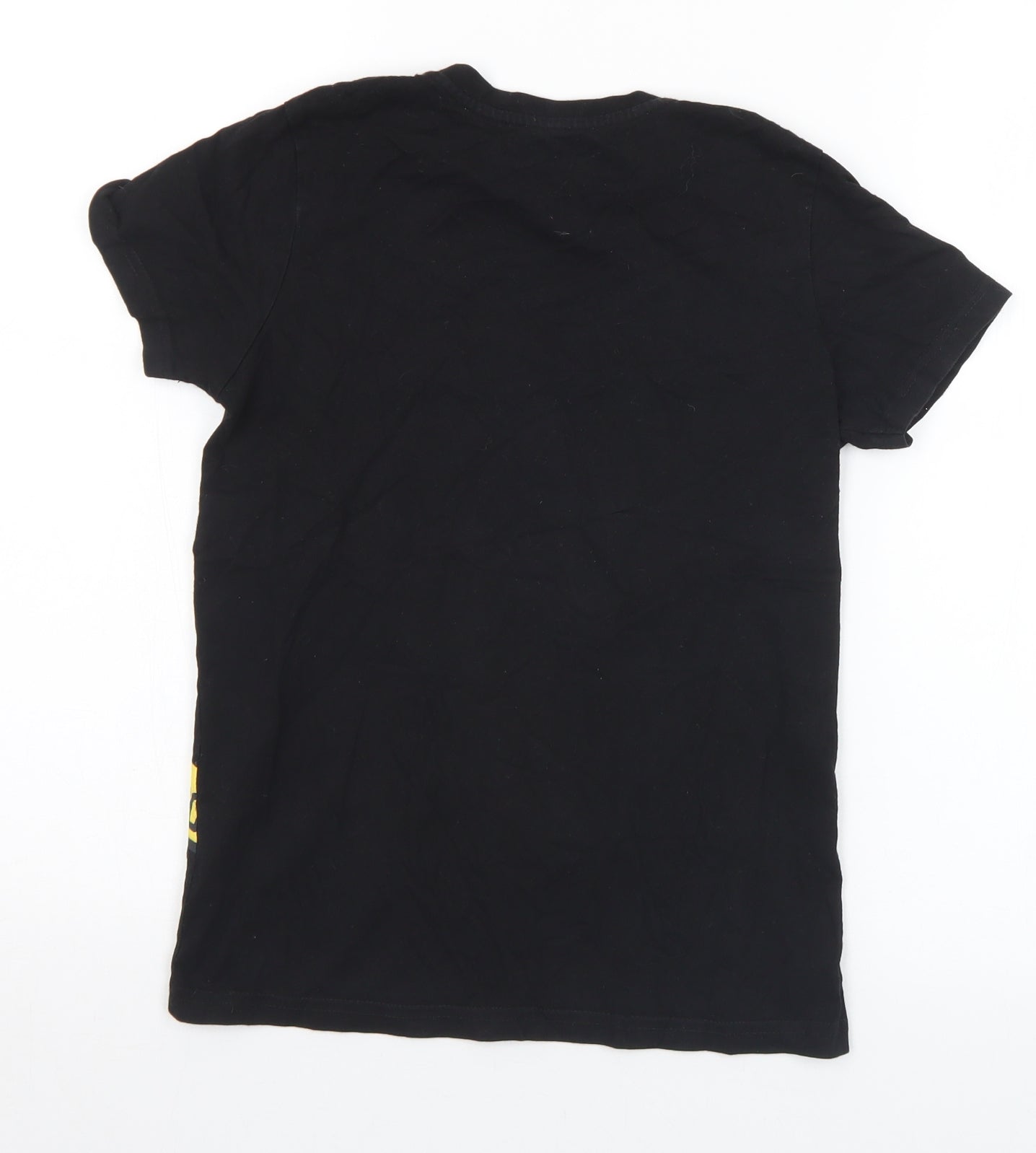 Matalan Boys Black  Cotton Basic T-Shirt Size 10 Years Crew Neck  - Minecraft