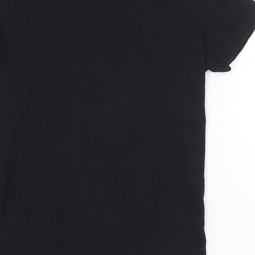 Matalan Boys Black  Cotton Basic T-Shirt Size 10 Years Crew Neck  - Minecraft