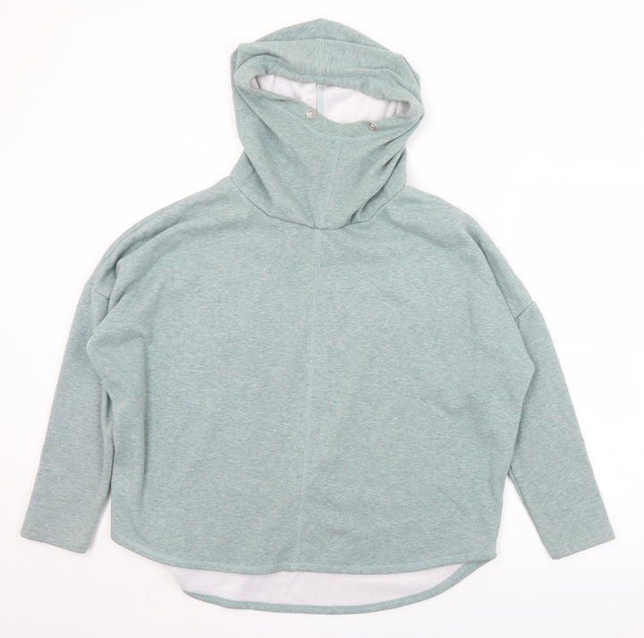 Dunnes Stores Womens Green Polyester Pullover Hoodie Size M