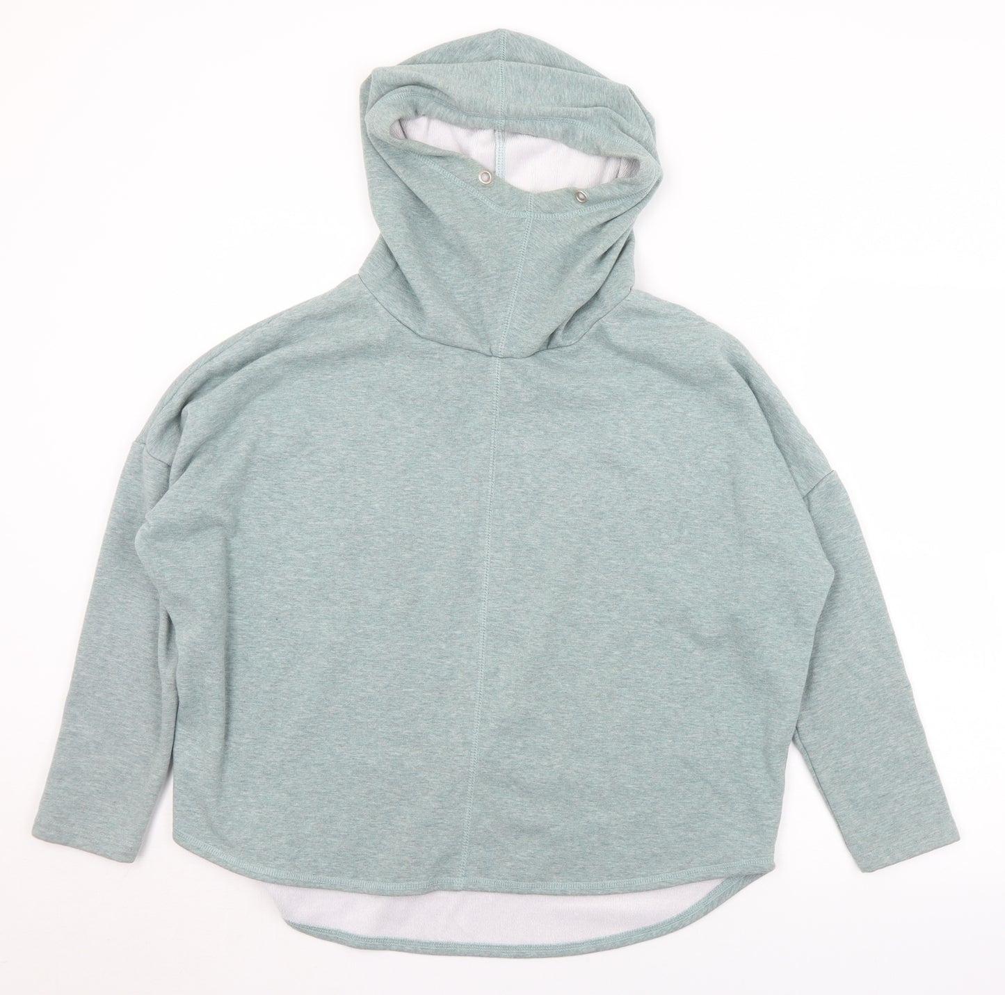 Dunnes Stores Womens Green  Polyester Pullover Hoodie Size M