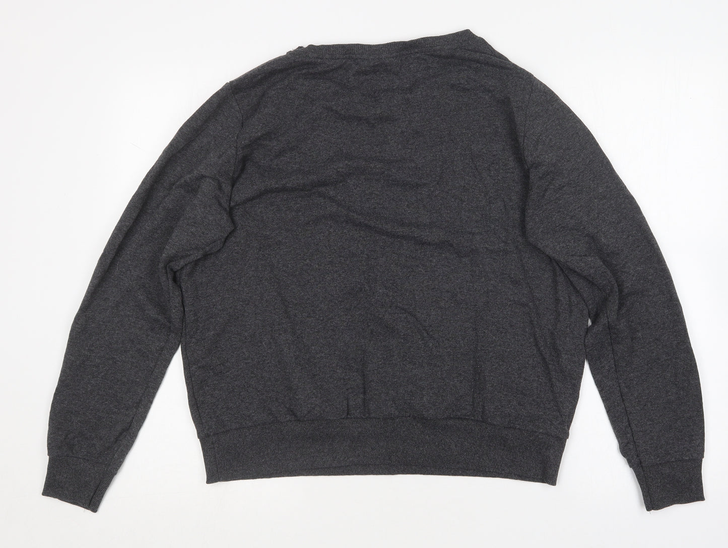 Primark Womens Grey Round Neck  Cotton Pullover Jumper Size 16   - Harry Potter
