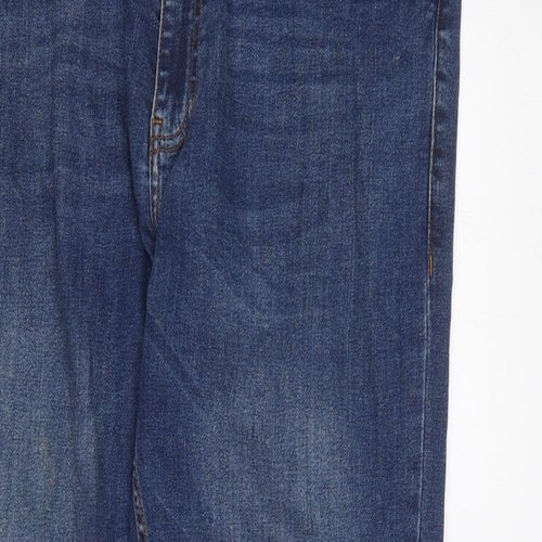 Firetrap Mens Blue  Cotton Straight Jeans Size 38 L31 in Regular