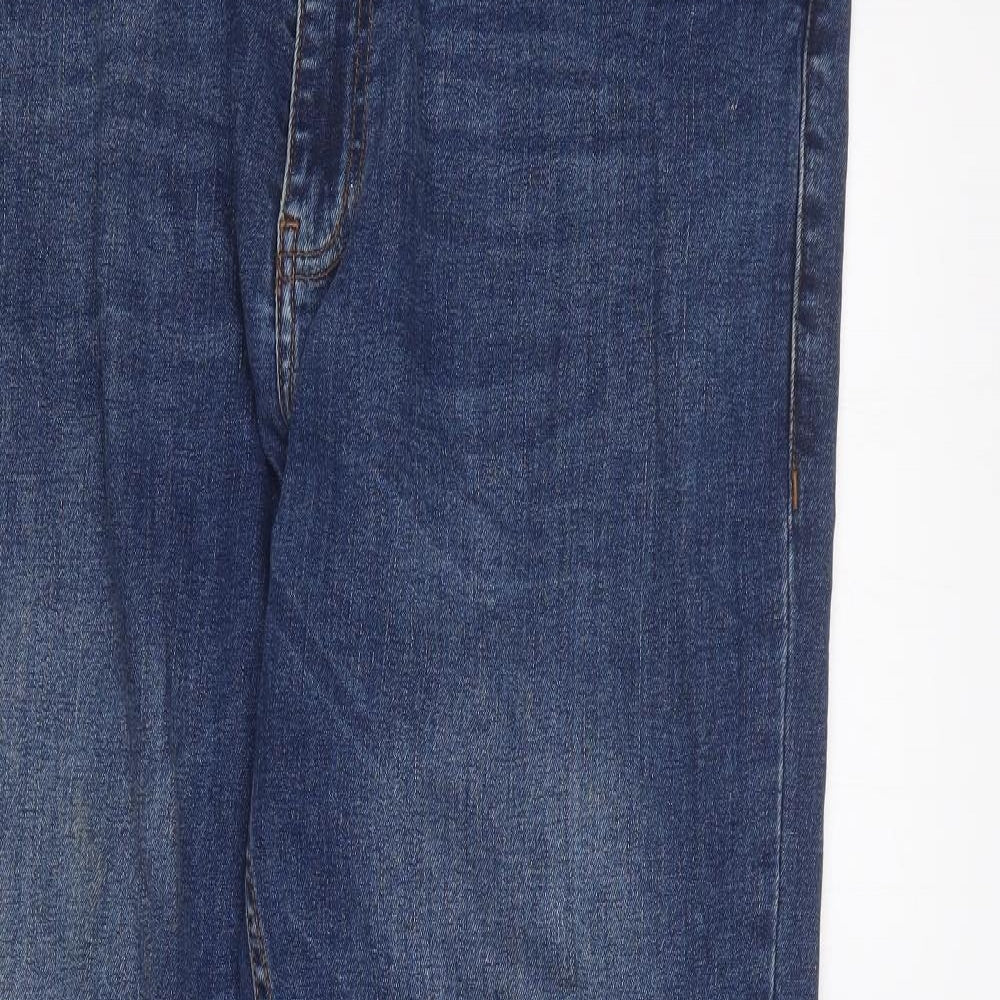 Firetrap Mens Blue  Cotton Straight Jeans Size 38 L31 in Regular