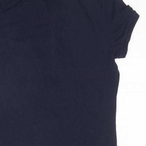 Aero Postale Boys Blue  Cotton Basic Polo Size L Collared