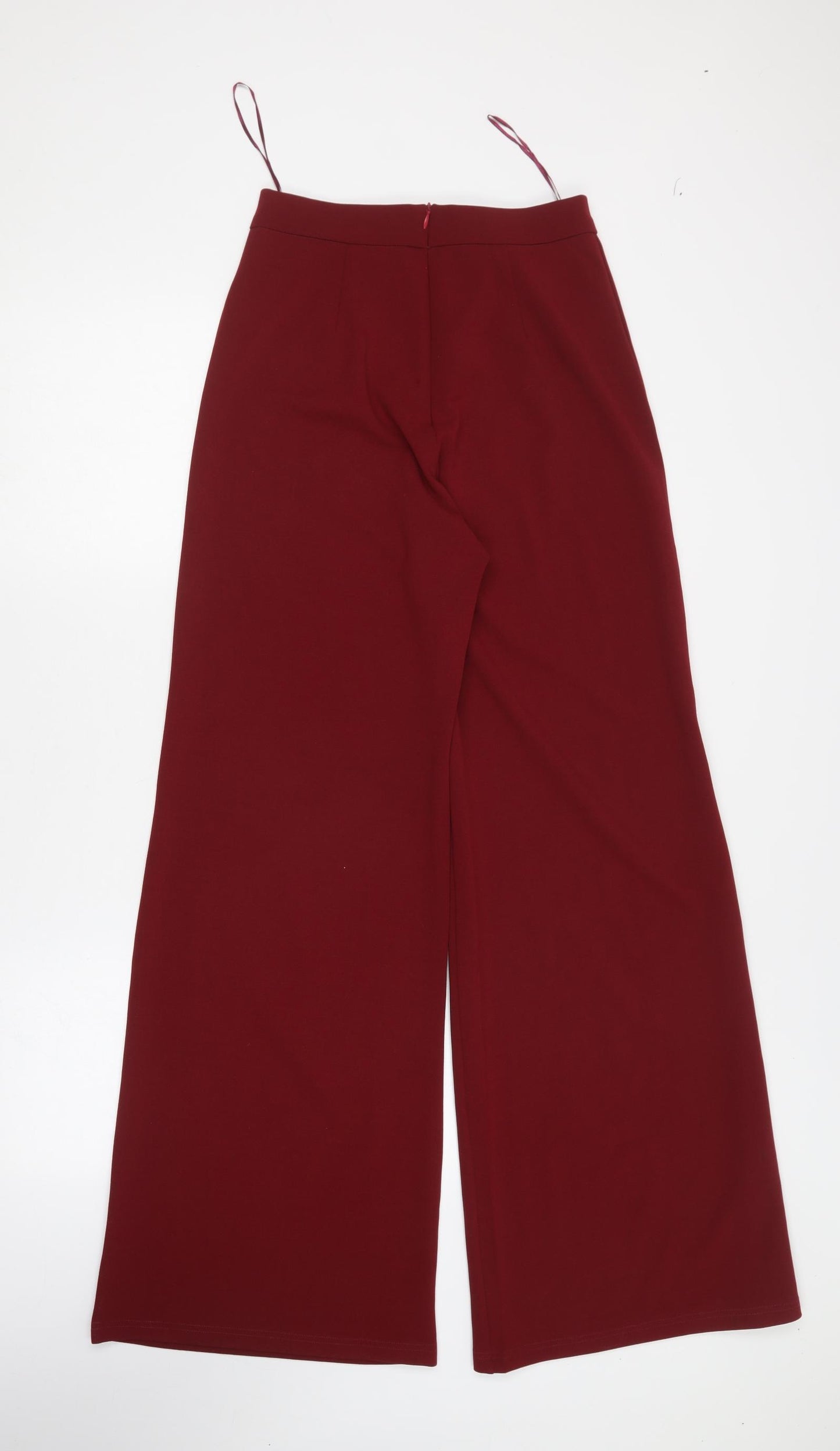 NaaNaa Womens Red  Polyester Trousers  Size 10 L30 in Regular