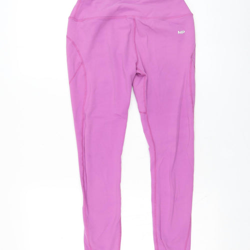 MP Womens Purple  Nylon Compression Leggings Size M L25 in Regular Pullover