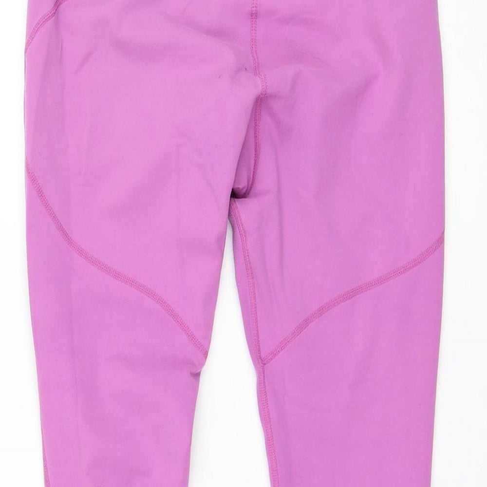 MP Womens Purple  Nylon Compression Leggings Size M L25 in Regular Pullover