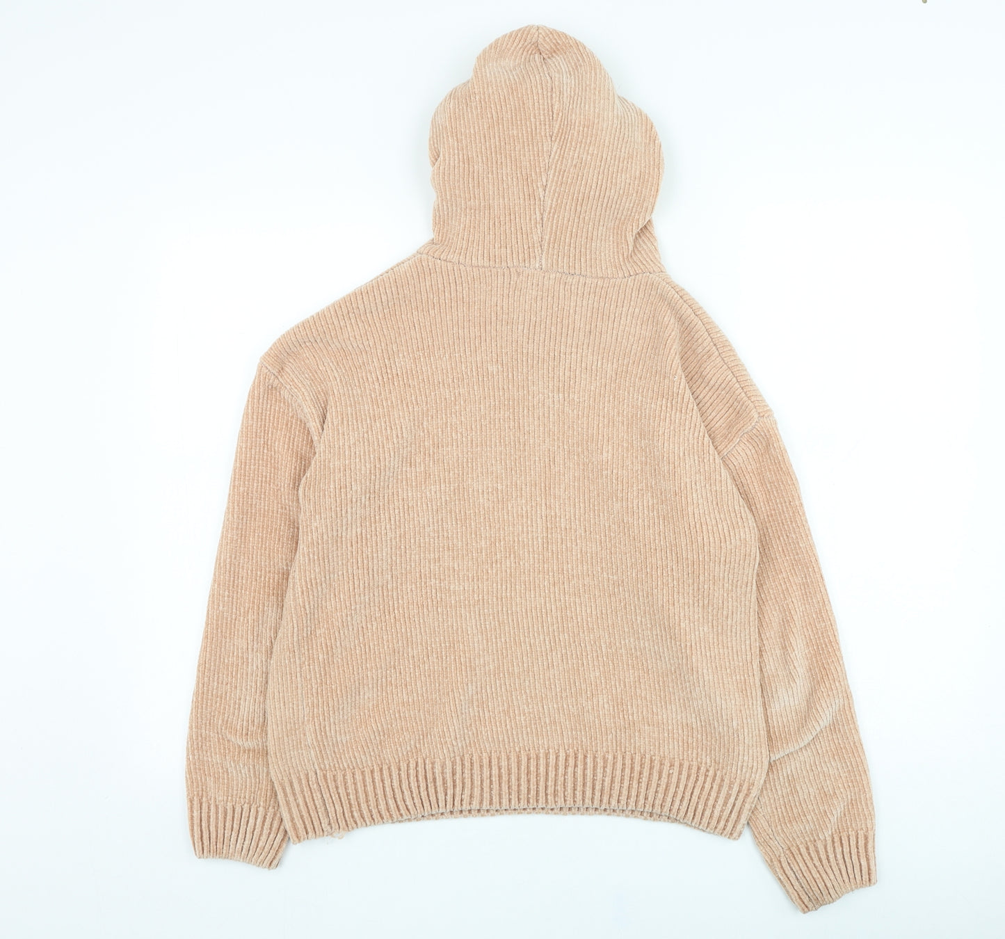 Primark Womens Orange  Polyester Pullover Hoodie Size 6  Pullover