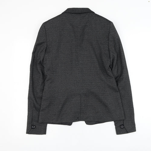 NEXT Womens Black   Jacket Blazer Size 10  Button