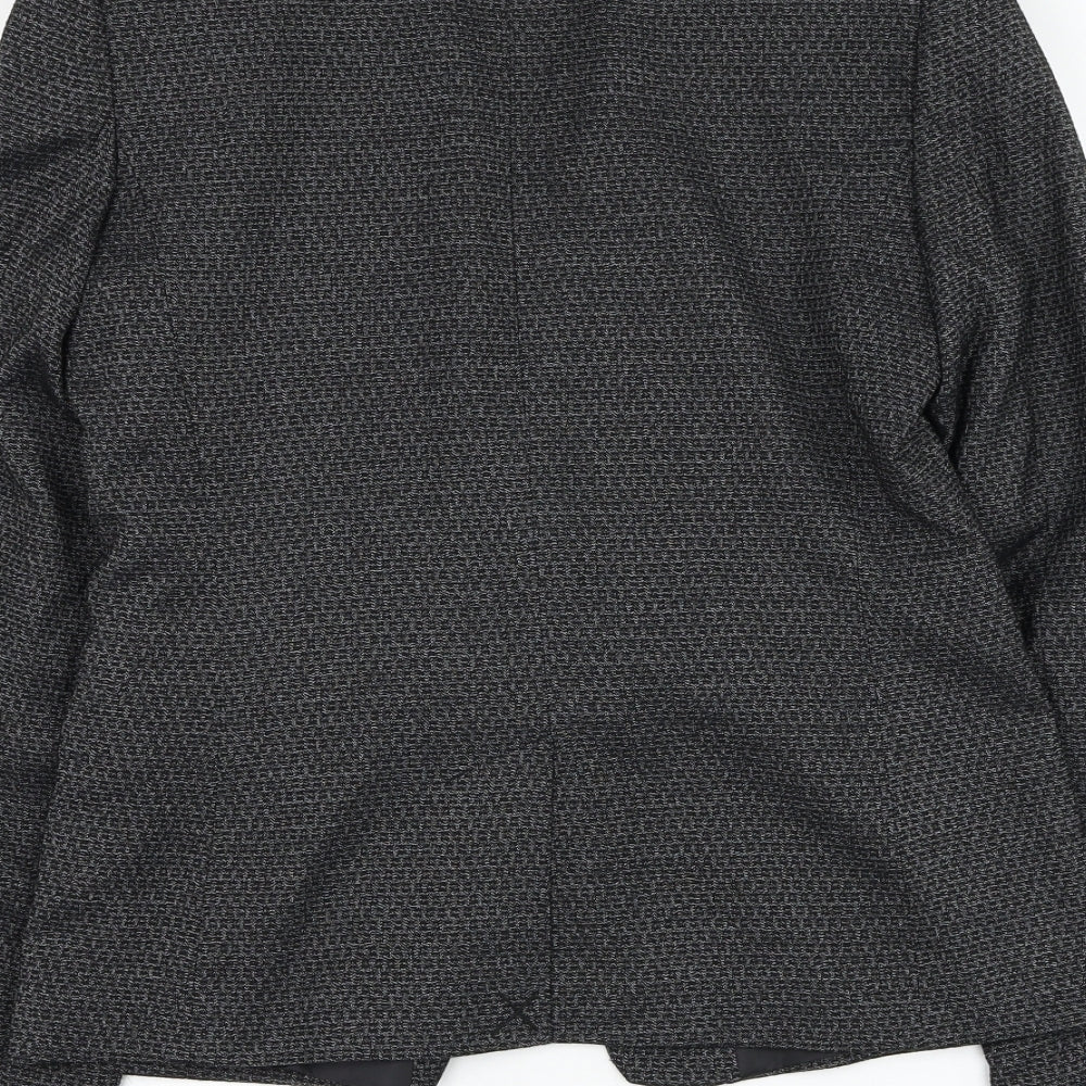 NEXT Womens Black   Jacket Blazer Size 10  Button