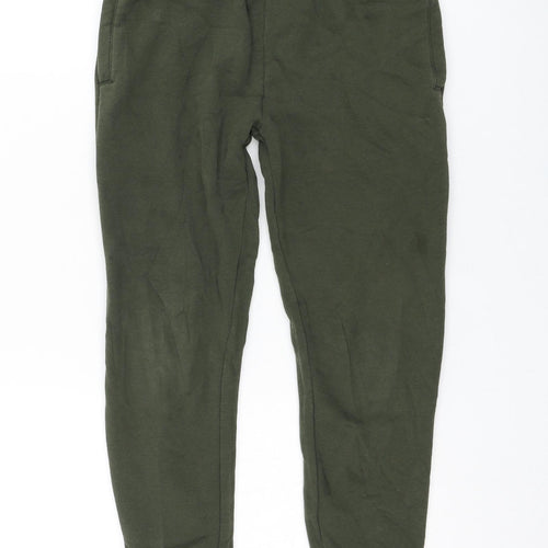 NEXT Boys Green  Cotton Jogger Trousers Size 9 Months  Regular Pullover