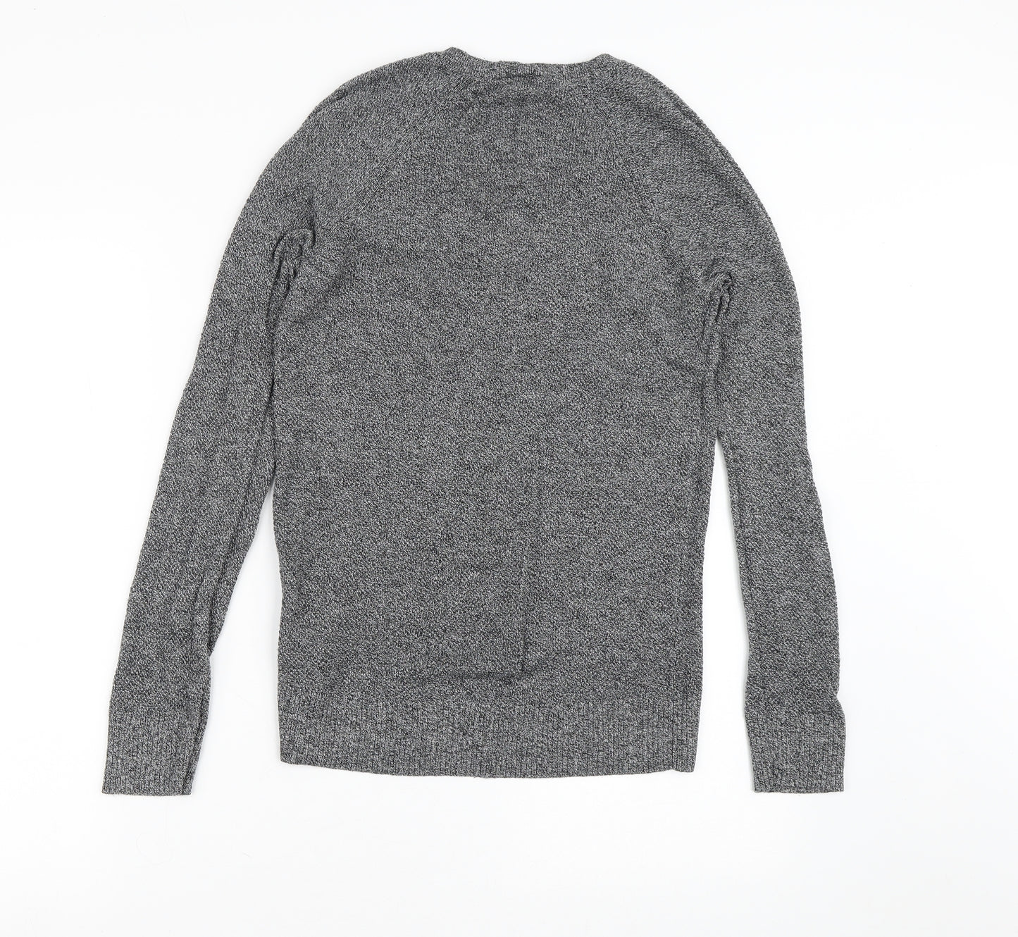 Gap Womens Grey V-Neck  Cotton Pullover Jumper Size XS