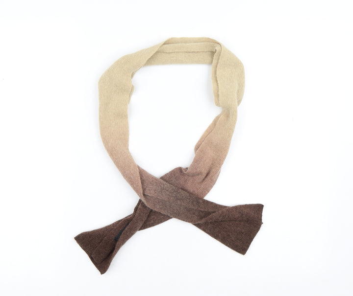 J & Company Womens Brown  Polyester  Scarf