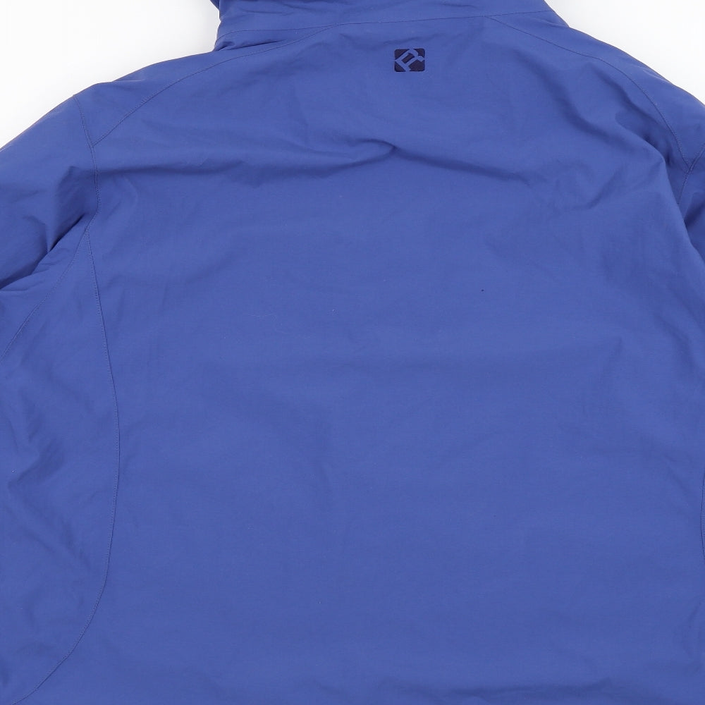 Rohan Womens Blue   Rain Coat Coat Size L  Zip