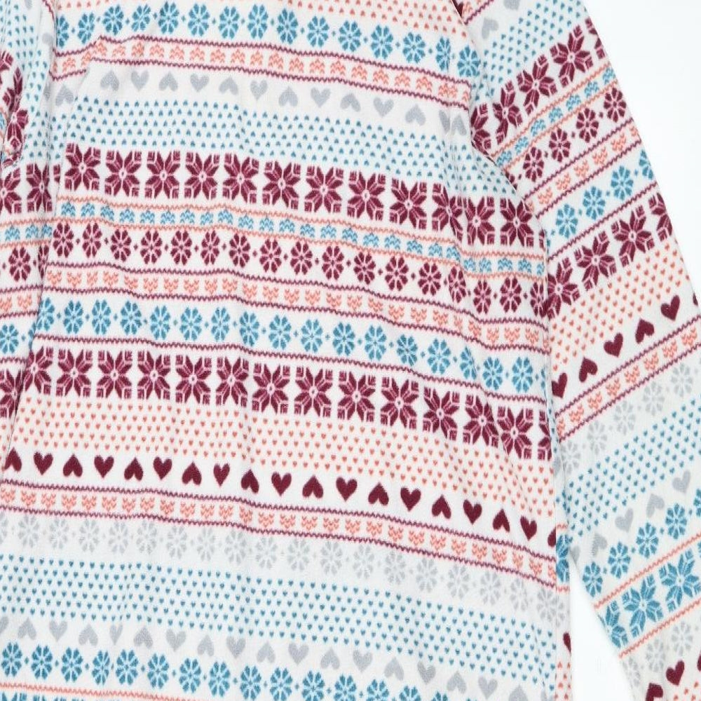 pretty secrets Womens Multicoloured Geometric Polyester Top Robe Size 16  Drawstring