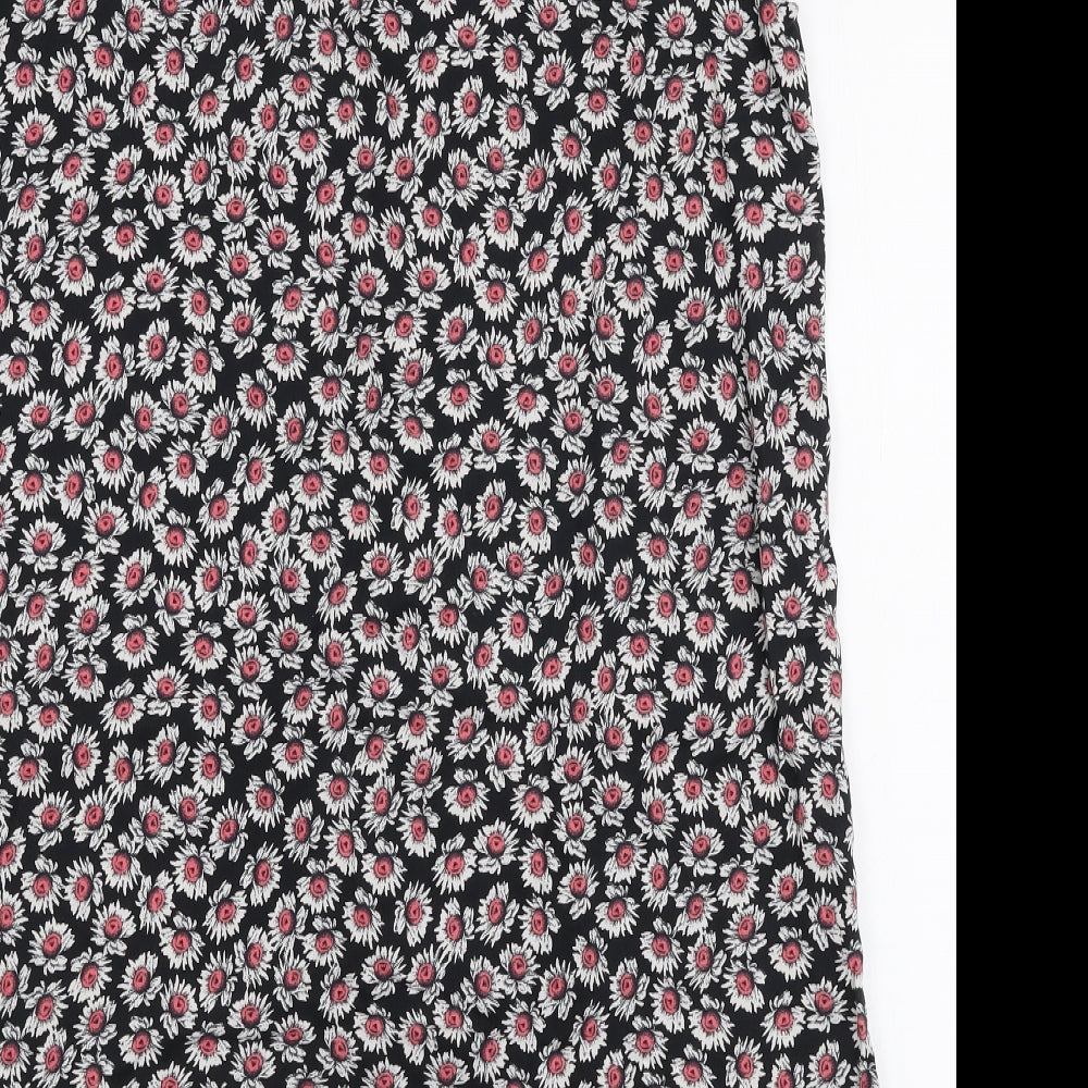 Primark Womens Multicoloured Floral Polyester Basic Blouse Size 16 Collared