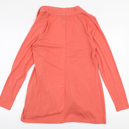 Bonprix Collection Womens Pink V-Neck  Polyester Cardigan Jumper Size S