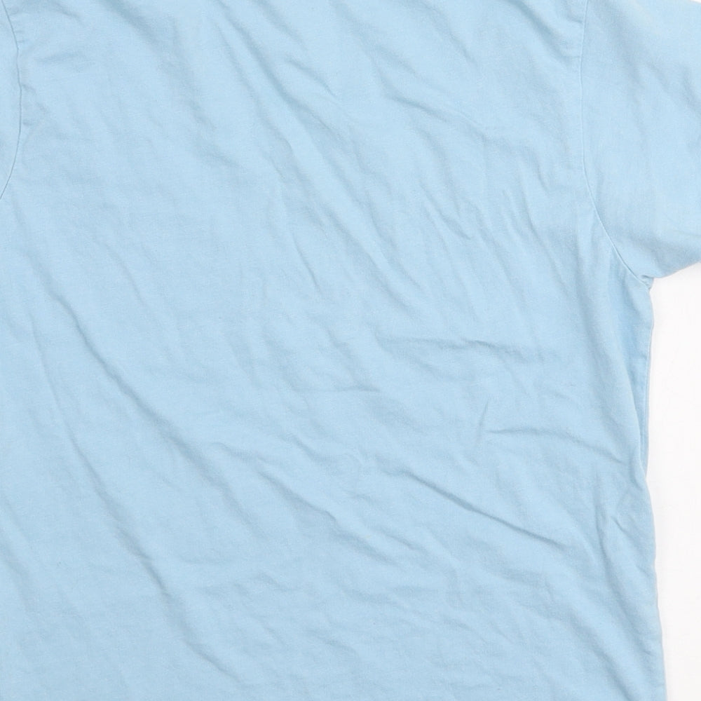 McKenzie Boys Blue  100% Cotton Jersey T-Shirt Size 11-12 Years Round Neck Pullover