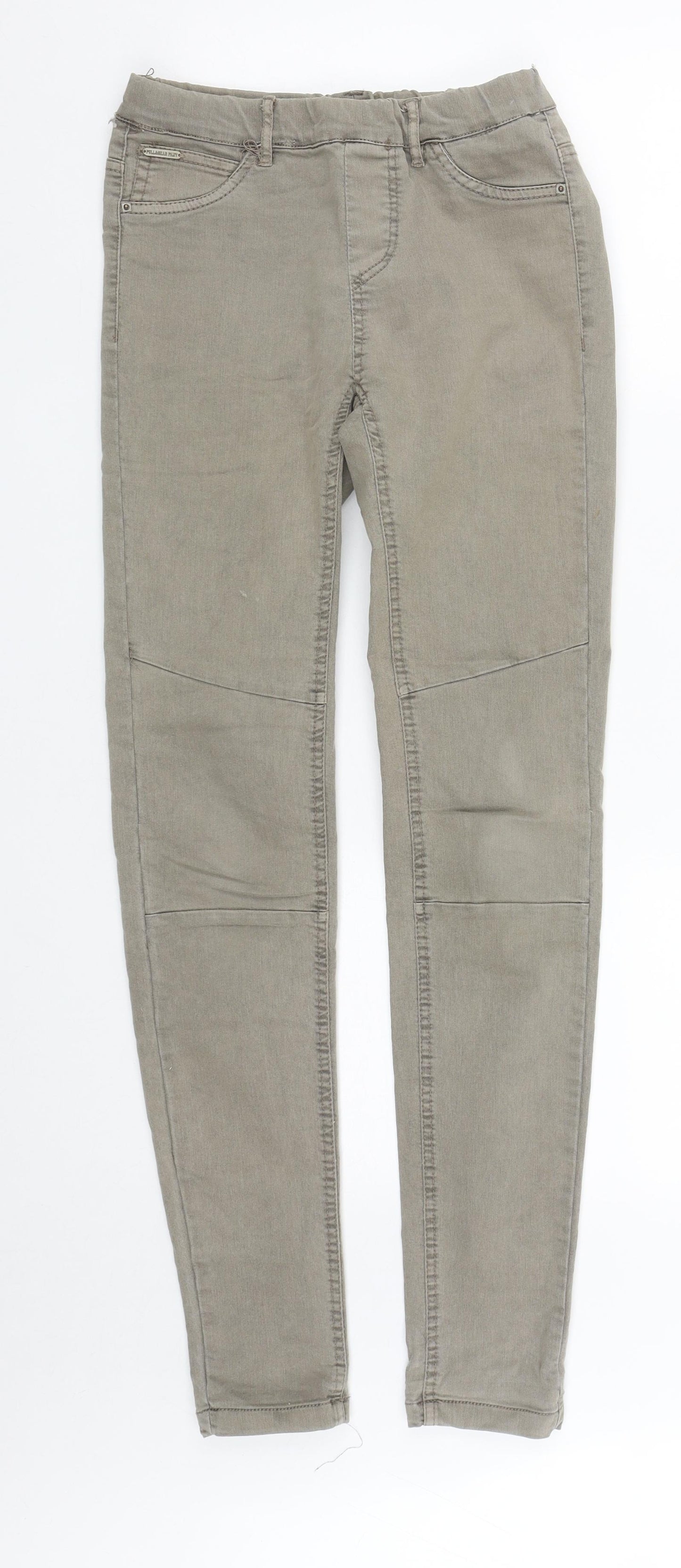 Pull&Bear Womens Grey  Cotton Jegging Jeans Size 8 L31 in Regular