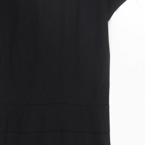 ASOS Womens Black  Polyester Pencil Dress  Size 10  V-Neck