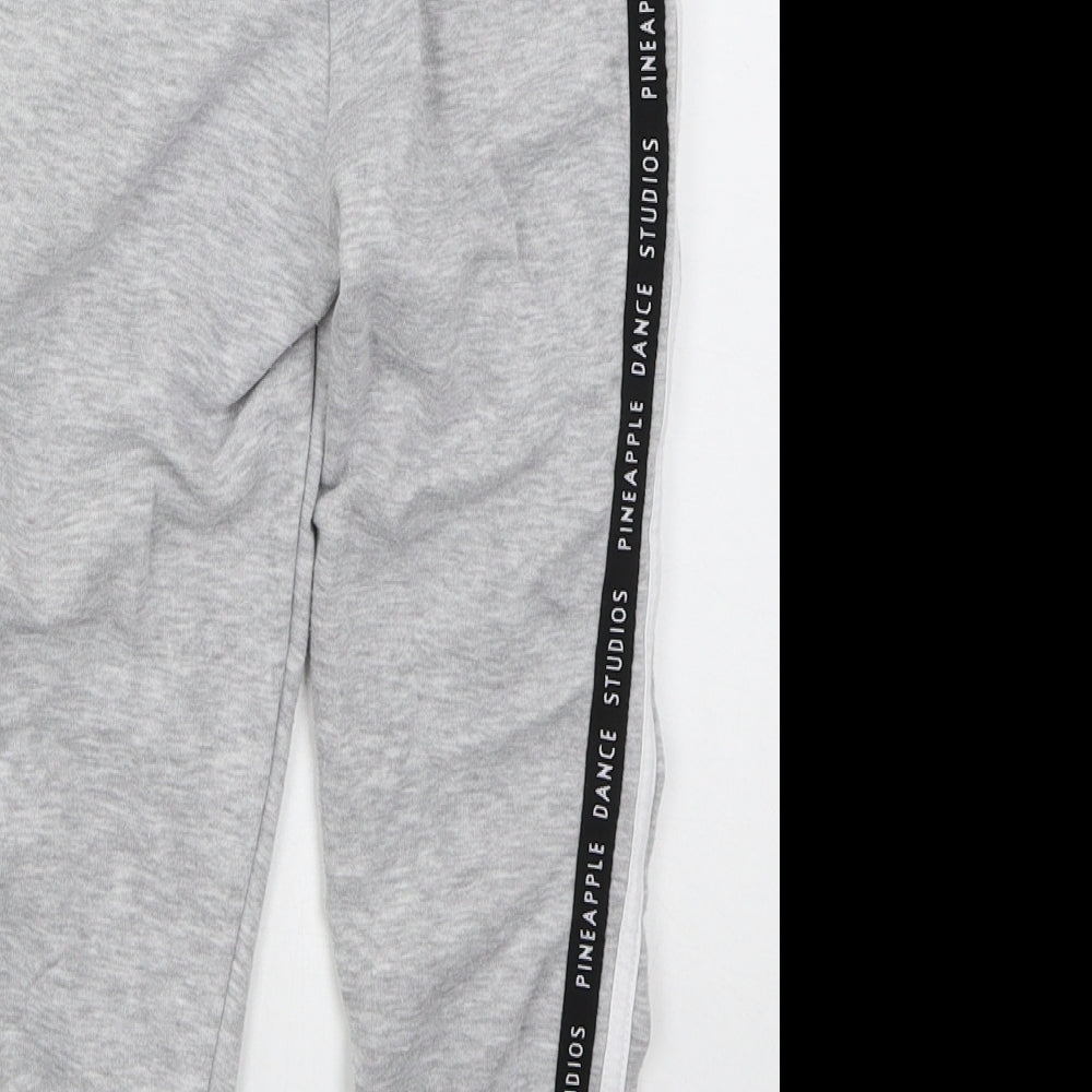 Pineapple Girls Grey  Polyester Sweatpants Trousers Size 7-8 Years  Regular