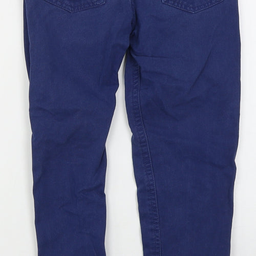 Denim Co Boys Blue  Cotton Straight Jeans Size 7-8 Years  Slim Button
