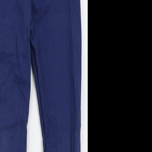 Denim Co Boys Blue  Cotton Straight Jeans Size 7-8 Years  Slim Button