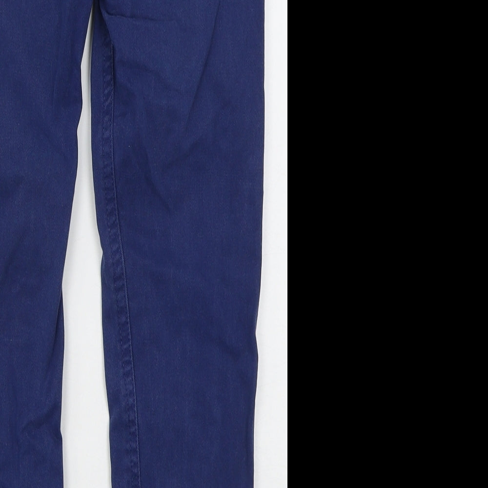 Denim Co Boys Blue  Cotton Straight Jeans Size 7-8 Years  Slim Button