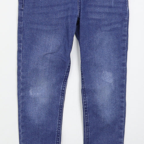 Denim Co Girls Blue  Cotton Jegging Jeans Size 7-8 Years  Regular