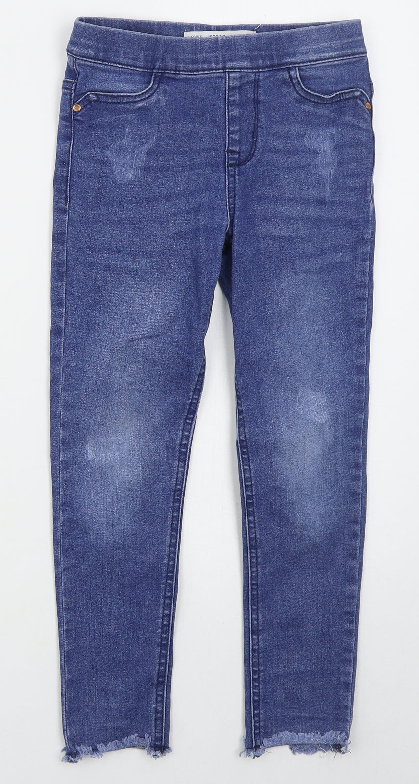 Denim Co Girls Blue  Cotton Jegging Jeans Size 7-8 Years  Regular