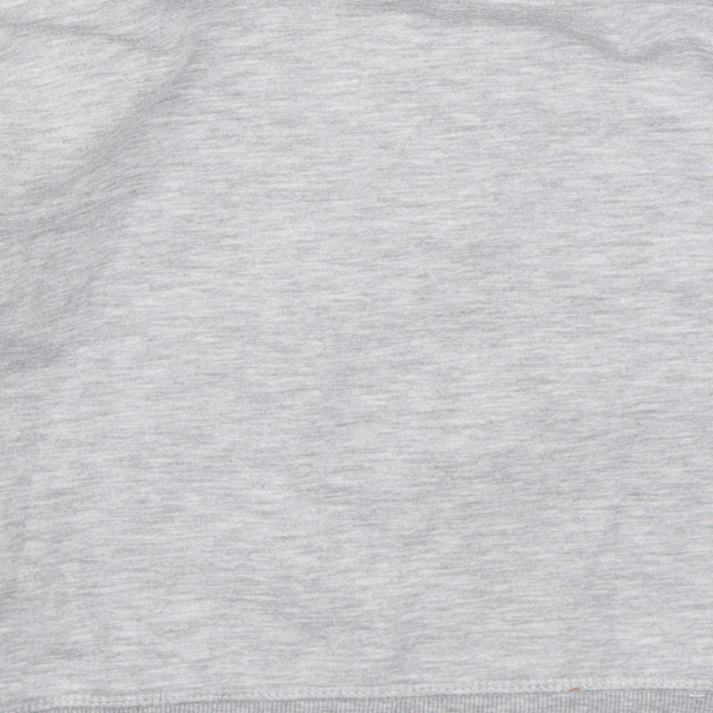 Primark Girls Grey  Cotton Pullover Sweatshirt Size 6-7 Years  Pullover - Heart