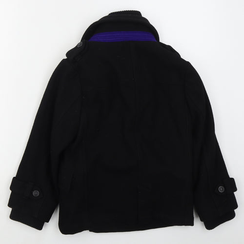 Ted Baker Boys Black   Basic Coat Coat Size 9 Years  Zip