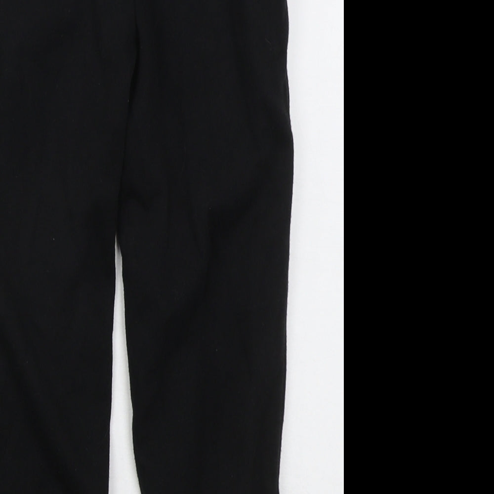 Primark Boys Black  Cotton Sweatpants Trousers Size 5-6 Years  Regular Drawstring