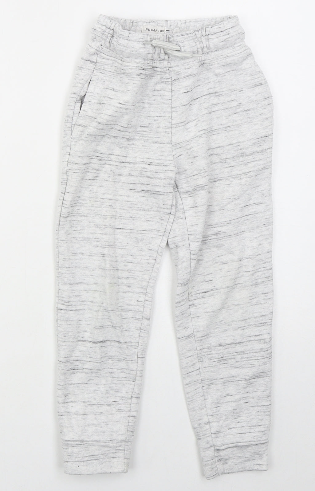 Primark Boys Grey  Cotton Sweatpants Trousers Size 5-6 Years  Regular Drawstring