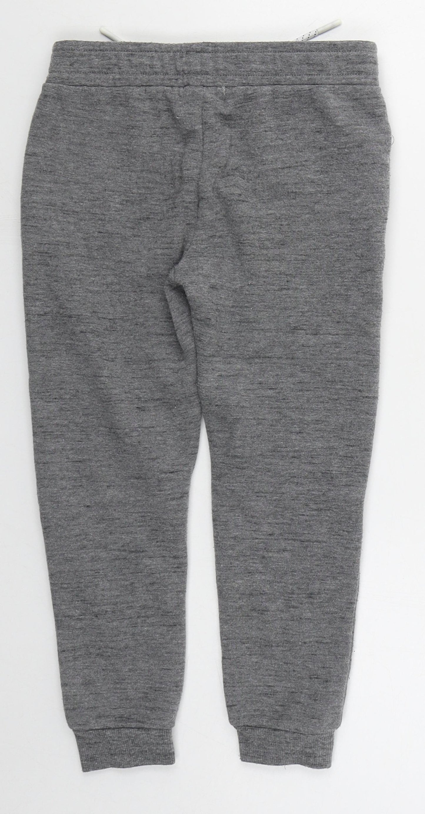 Jeff & Co Boys Grey  Cotton Sweatpants Trousers Size 5-6 Years  Regular Drawstring