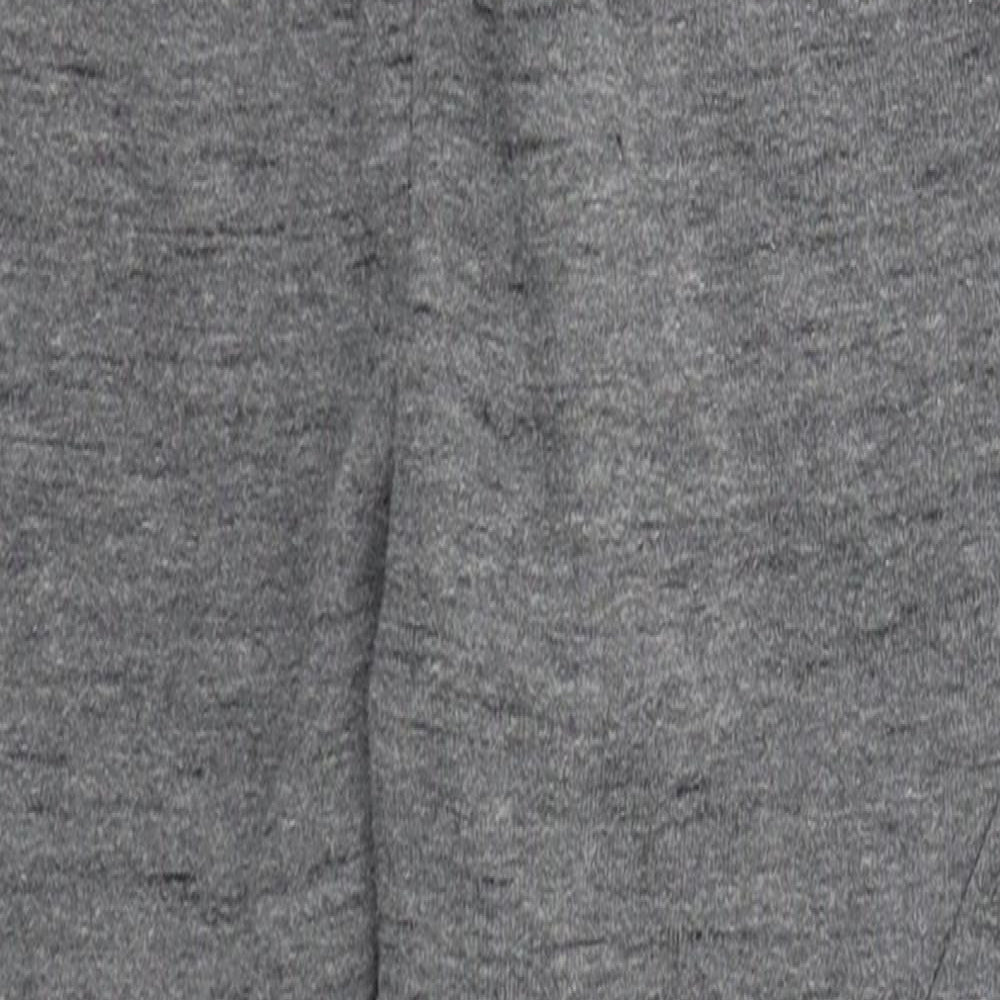 Jeff & Co Boys Grey  Cotton Sweatpants Trousers Size 5-6 Years  Regular Drawstring