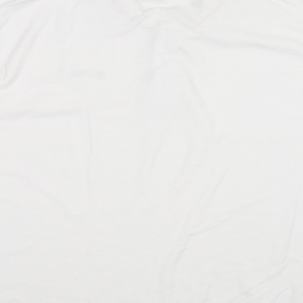 Slazenger Mens White  Polyester  Polo Size XL V-Neck  - XXL
