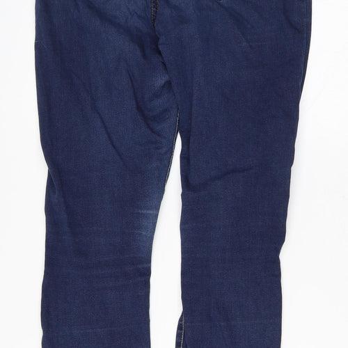 Denim & Co. Womens Blue  Cotton Tapered Jeans Size 10 L30 in Regular