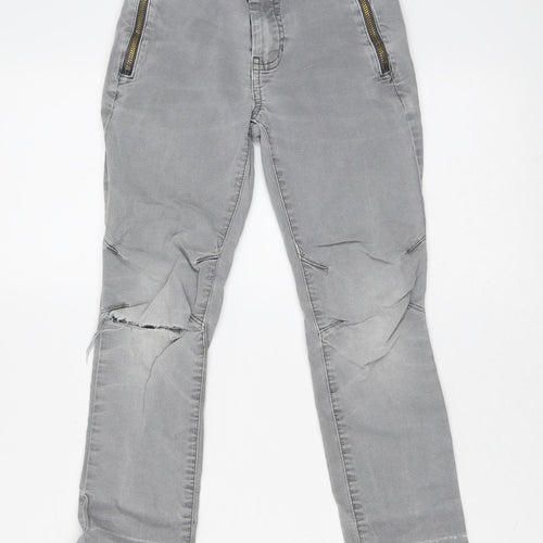 Cat & Jack Girls Grey  Cotton Skinny Jeans Size 6 Years  Slim