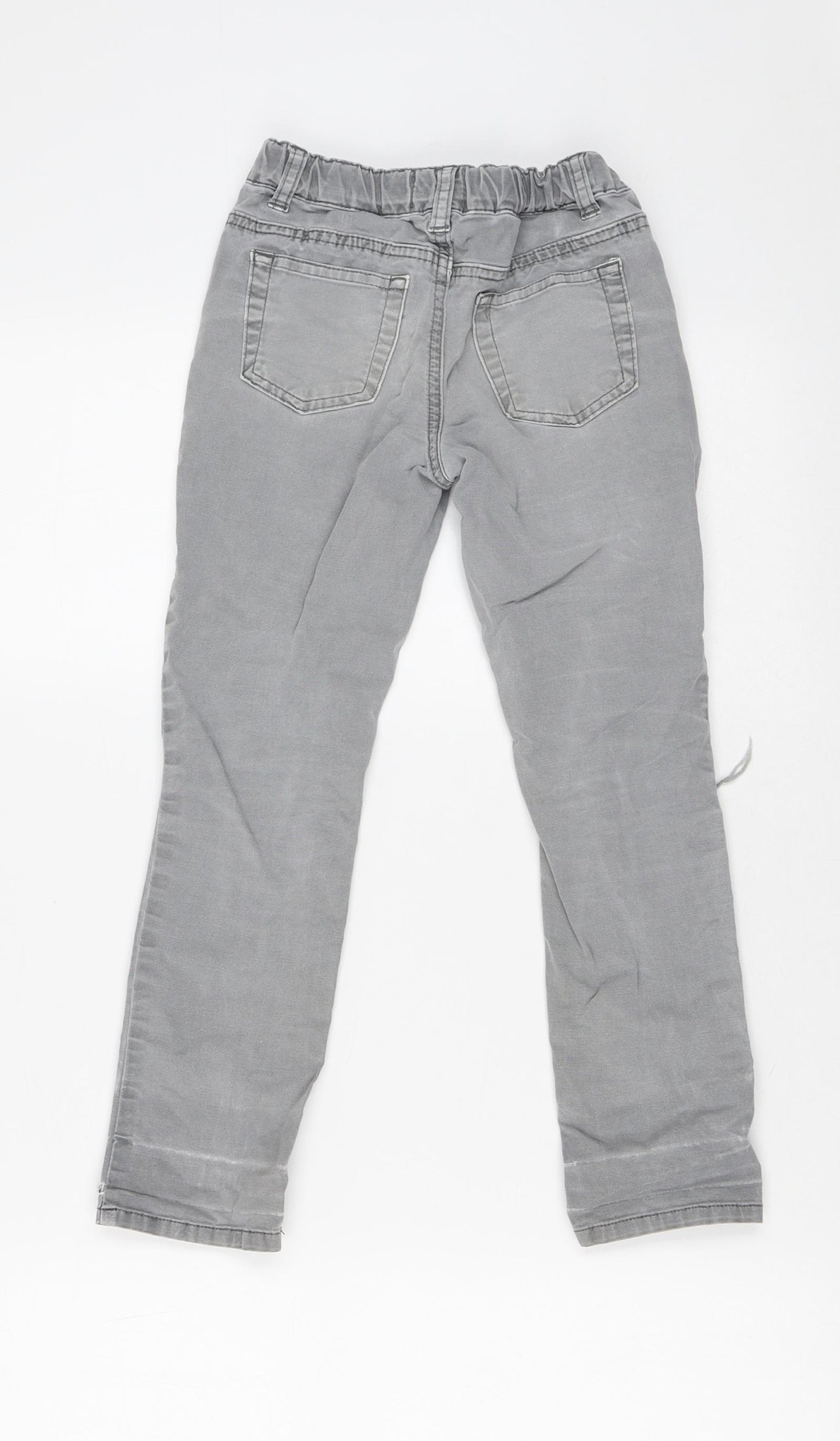 Cat & Jack Girls Grey  Cotton Skinny Jeans Size 6 Years  Slim